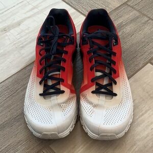 On Running Men's Athletic Shoes - Orange and White